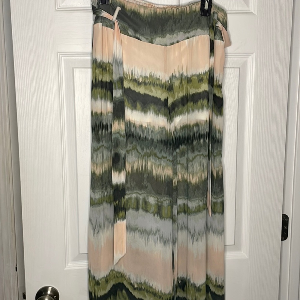 Pink and green pants